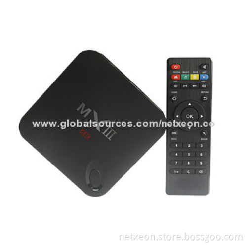 Cortex-A9 DDR3 2GB/8GB Amlogic S802 Mini Quad-core 2.0GHz TV Box, Supports 4*2K